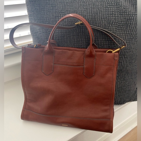 Fossil Kingston Tote in Brown Leather - Picture 4 of 7